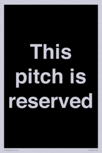 This pitch is reserved